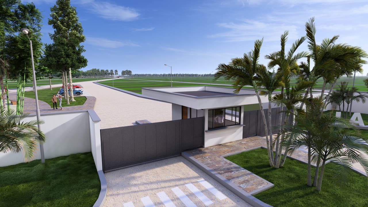 Vista aérea del Condominio Campestre Bonanza